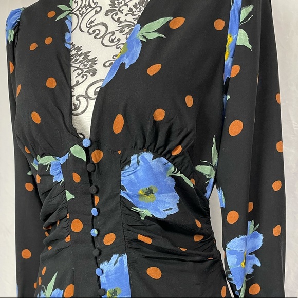 NWT Free People Date Night Mini Dress Moonlight Combo Size Small - Picture 5 of 13